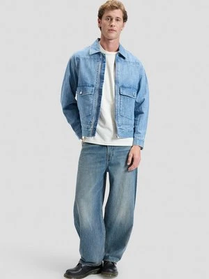 Kurtka jeansowa Lee jasnoniebieski denim