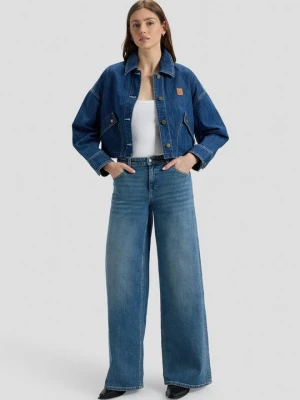 Kurtka jeansowa Lee niebieski denim