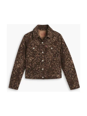 Kurtka jeansowa Levi's brązowy