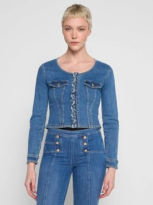 Kurtka jeansowa Liu Jo niebieski denim