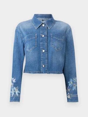 Kurtka jeansowa Marc Cain niebieski denim