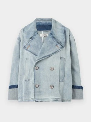 Kurtka jeansowa MM6 Maison Margiela jasnoniebieski denim