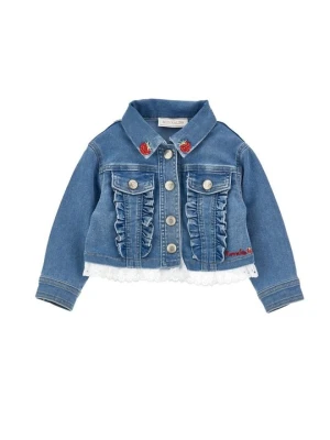 Kurtka jeansowa Monnalisa niebieski denim