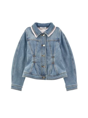 Kurtka jeansowa Monnalisa niebieski denim