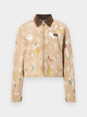 Kurtka jeansowa MOSCHINO beżowy