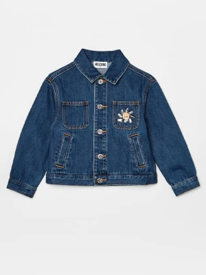Kurtka jeansowa MOSCHINO niebieski