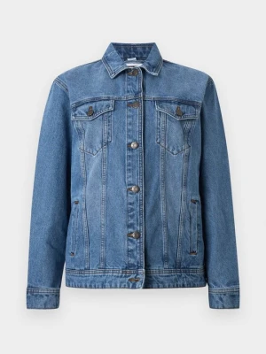 Kurtka jeansowa Noisy May niebieski denim