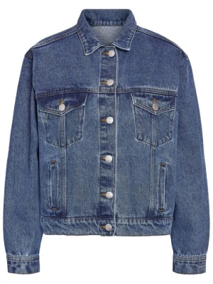 Kurtka jeansowa Noisy May niebieski denim