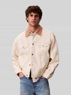 Kurtka jeansowa o kroju krój regular fit z czystej bawełny Calvin Klein Jeans