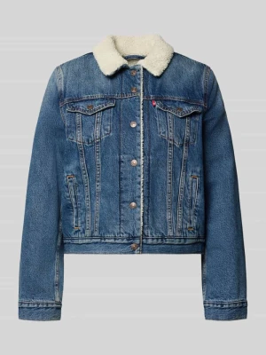 Kurtka jeansowa o kroju krój regular fit z czystej bawełny Levi's Niebieski