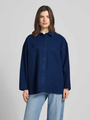 Kurtka jeansowa o kroju oversized z czystej bawełny model 'COMOW' American vintage