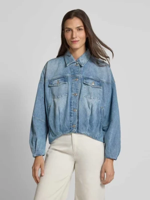 Kurtka jeansowa o kroju oversized z dodatkiem lyocellu model ‘BLAXTON’ drykorn