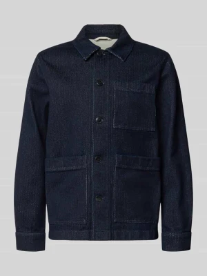 kurtka jeansowa o kroju regular fit model 'ATELIER JACKET' Closed Jeansowy niebieski