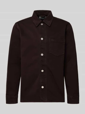 Kurtka jeansowa o kroju regular fit z czystej bawełny Lacoste