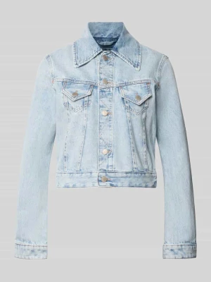 kurtka jeansowa o kroju regular fit z czystej bawełny model 'C_TRUCKER JKT' Boss Jasnoniebieski