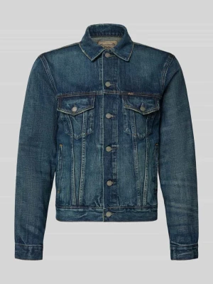 kurtka jeansowa o kroju regular fit z czystej bawełny model 'ICON' Polo Ralph Lauren Jeansowy niebieski