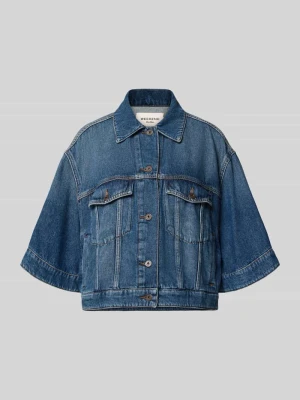Kurtka jeansowa o kroju regular fit z czystej bawełny model 'LIUTI' Weekend Max Mara