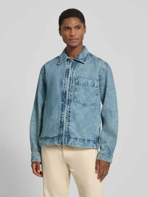 Kurtka jeansowa o kroju regular fit z czystej bawełny model 'LUNEY BO' Boss Jeansowy niebieski
