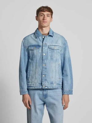 Kurtka jeansowa o kroju regular fit z czystej bawełny REVIEW