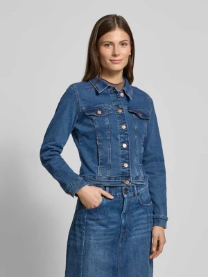 Kurtka jeansowa o kroju regular fit z dodatkiem bawełny model ‘LUNA’ Vero Moda