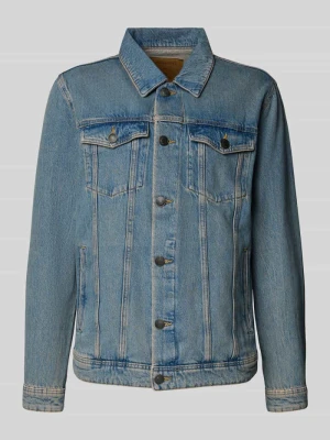 Kurtka jeansowa o kroju regular fit z kieszeniami na piersi jack & jones