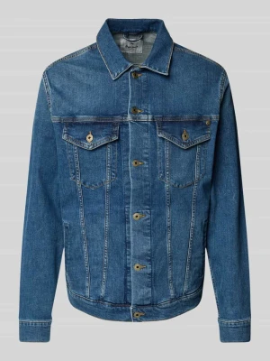 Kurtka jeansowa o kroju regular fit z listwą guzikową Pepe Jeans