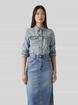 kurtka jeansowa o kroju regular fit z mieszanki bawełny i lyocellu Levi's Jasnoniebieski