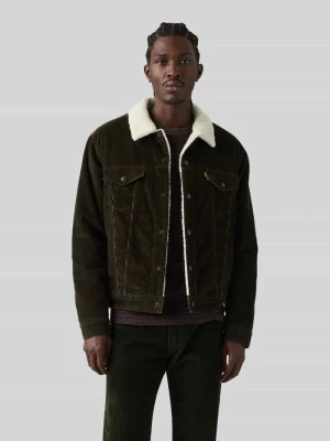 Kurtka jeansowa o kroju regular fit z mieszanki bawełny Levi's Czarny