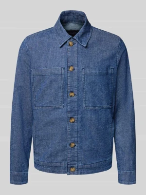 Kurtka jeansowa o kroju regular fit z mieszanki bawełny Marc O'Polo