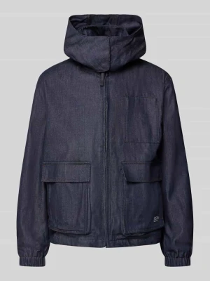 kurtka jeansowa o kroju regular fit z mieszanki bawełny Marc O'Polo Jeansowy niebieski