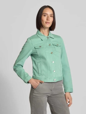 Kurtka jeansowa o kroju regular fit z mieszanki bawełny Tom Tailor