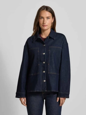 Kurtka jeansowa o kroju regular fit z wykładanym kołnierzem model ‘Jokina’ OPUS PANTS