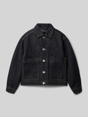 Kurtka jeansowa o kroju regular fit z wykładanym kołnierzem model 'Loyd' jack & jones