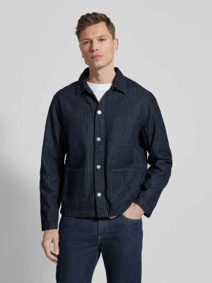 Kurtka jeansowa o kroju relaxed fit z czystej bawełny ekologicznej Model 'HERRINGBONE' ARMEDANGELS