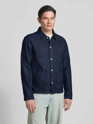 Kurtka jeansowa o kroju relaxed fit z czystej bawełny ekologicznej Model 'HERRINGBONE' ARMEDANGELS