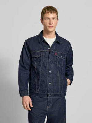 Kurtka jeansowa o kroju relaxed fit z czystej bawełny Levi's Ciemnoniebieski