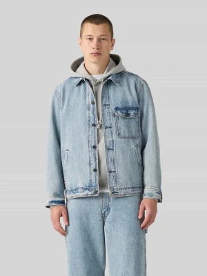 Kurtka jeansowa o kroju relaxed fit z czystej bawełny Levi's Jeansowy niebieski