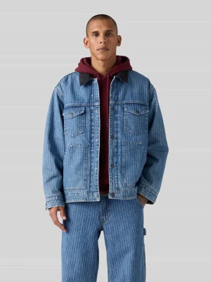 Kurtka jeansowa o kroju relaxed fit z czystej bawełny Levi's Jeansowy niebieski