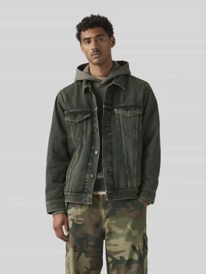Kurtka jeansowa o kroju relaxed fit z czystej Bawełna Model 'TRUCKER' Levi's®
