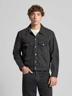 Kurtka jeansowa o kroju relaxed fit z kieszeniami na piersi Levi's®