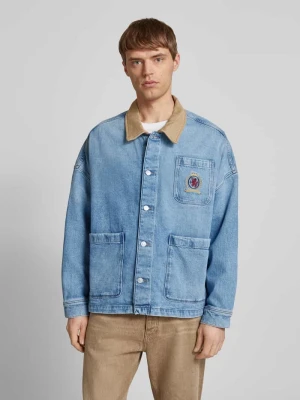 Zdjęcie produktu Kurtka jeansowa o kroju relaxed fit z kołnierzem w kontrastowym kolorze Tommy Jeans