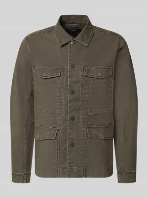 kurtka jeansowa o kroju slim fit z czystej bawełny G-Star Raw Khaki