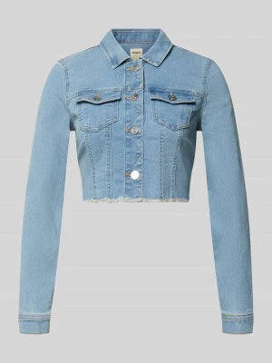 Kurtka jeansowa o kroju slim fit z mieszanki bawełny model 'WONDER' Only