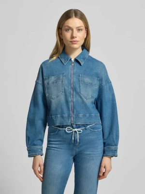 Kurtka jeansowa o krótkim kroju z Mieszanka bawełny Marc Cain