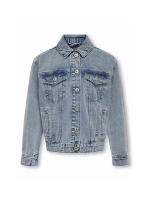 Kurtka jeansowa ONLY GIRLS jasnoniebieski denim