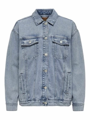 Kurtka jeansowa Only jasnoniebieski denim