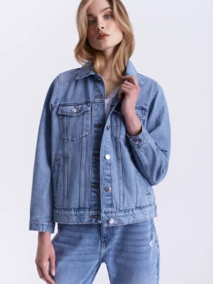 Kurtka jeansowa oversize, błękitna Greenpoint