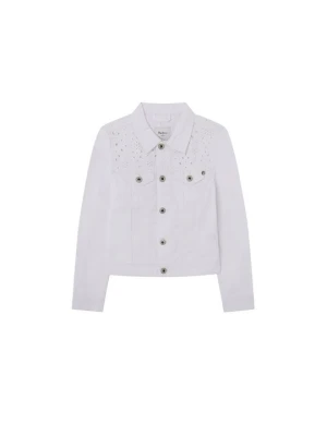Kurtka jeansowa Pepe Jeans biały