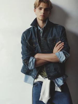 Kurtka jeansowa Pepe Jeans ciemnoniebieski