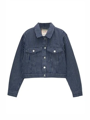 Kurtka jeansowa PULL&BEAR niebieski
